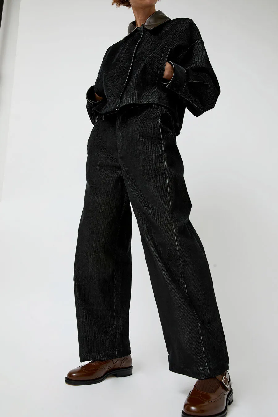 No.6 Justin Pant in Black sold by No. 6
