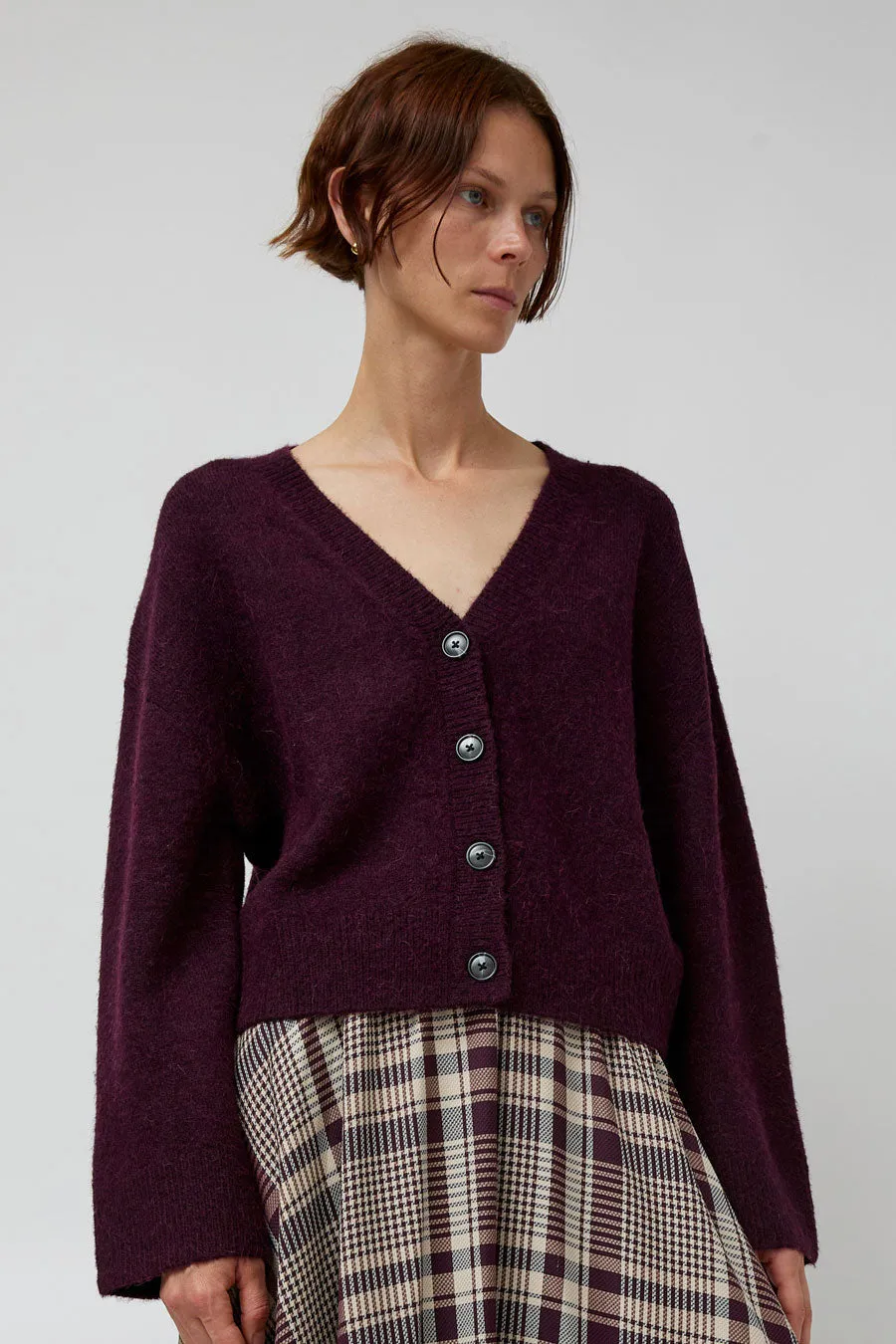 No.6 Gabriel Cardigan in Wine sold by No. 6 product image thumbnail 3