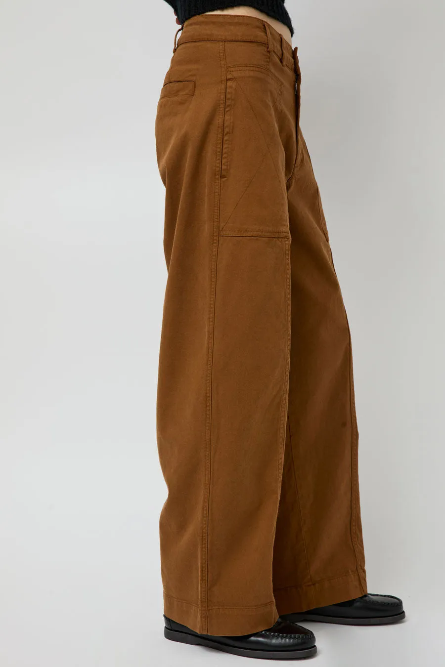 YMC Peggy Trouser in Clay sold by No. 6 product image thumbnail 4