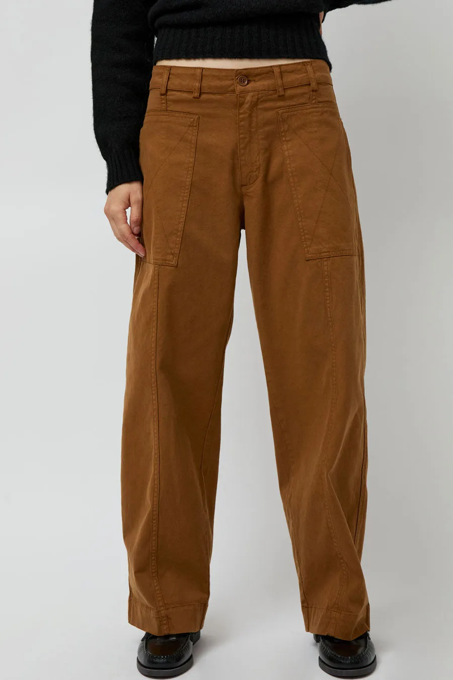 YMC Peggy Trouser in Clay sold by No. 6 product image thumbnail 3