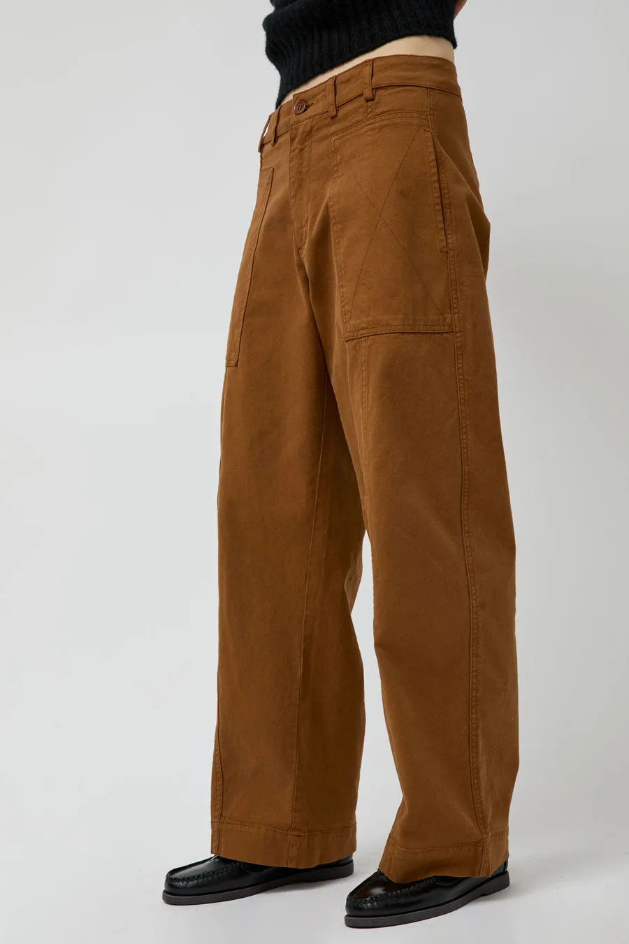 YMC Peggy Trouser in Clay sold by No. 6 product image thumbnail 2