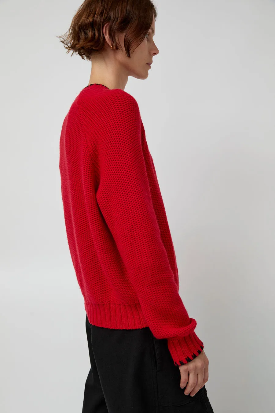 YMC Lotus Cardigan in Red sold by No. 6 product image thumbnail 4