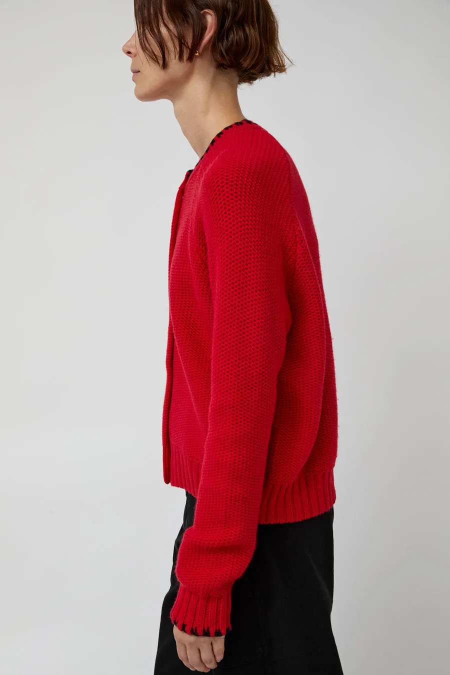 YMC Lotus Cardigan in Red sold by No. 6 product image thumbnail 2