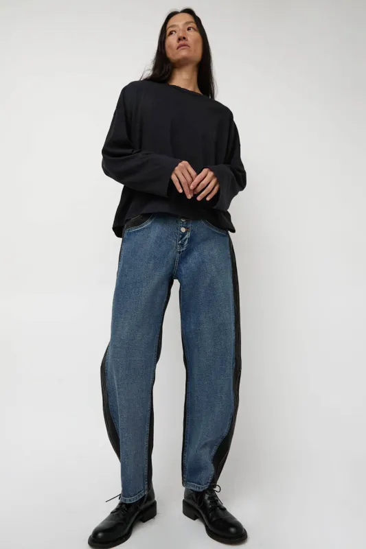 No.6 Mason Jean in Black and Blue made by No. 6