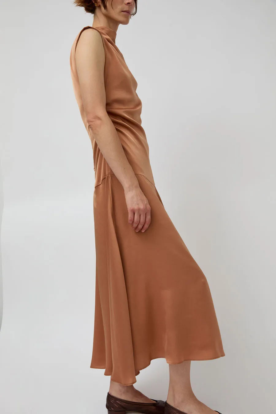 Atelier Delphine Twisted Dress in Camel sold by No. 6 product image thumbnail 4