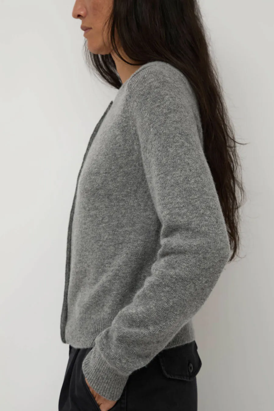 Nothing Written Diene Round Cardigan in Gray sold by No. 6 product image thumbnail 2