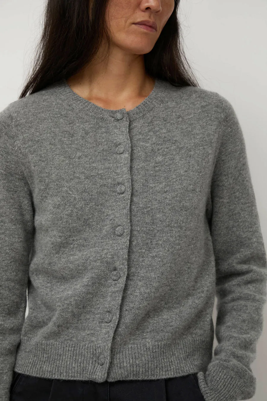 Nothing Written Diene Round Cardigan in Gray sold by No. 6 product image thumbnail 3