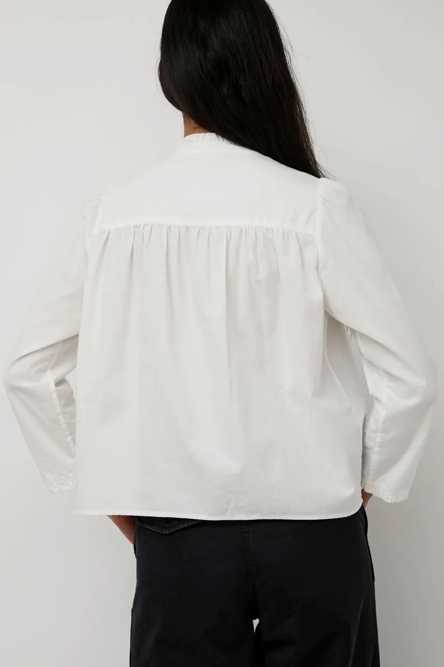 Nothing Written Tutto Cotton Shirt in White sold by No. 6 product image thumbnail 3