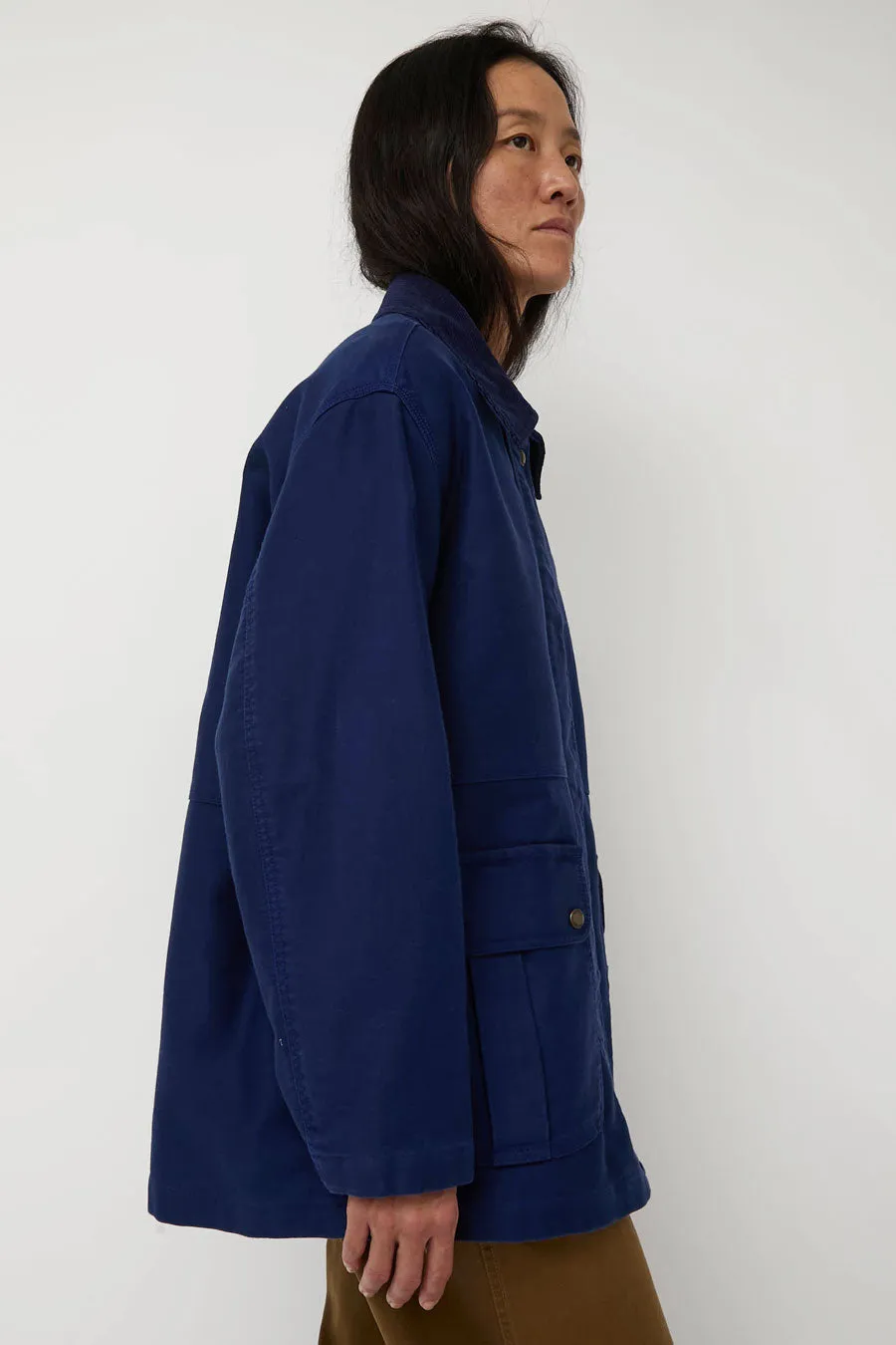 Nothing Written Hunting Cotton Jacket in Blue sold by No. 6 product image thumbnail 4