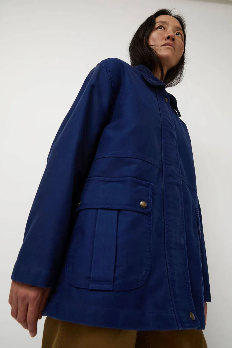 Nothing Written Hunting Cotton Jacket in Blue sold by No. 6 product image thumbnail 2