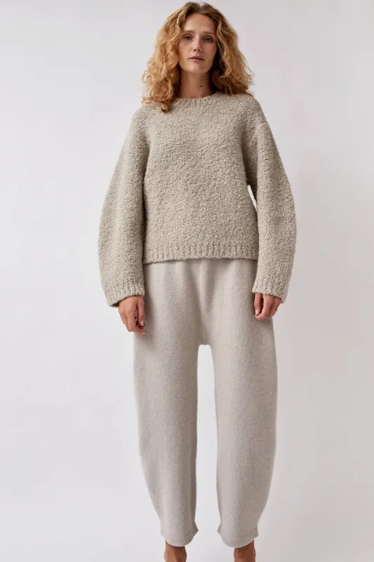 Lauren Manoogian Felt Taper Pants in Putty made by No. 6