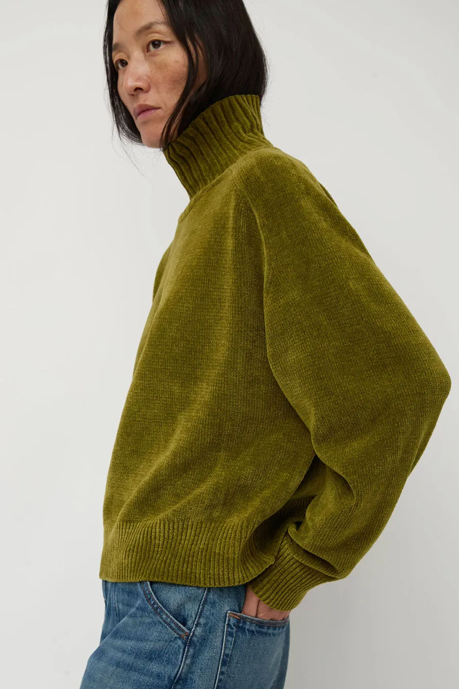 Sayaka Davis Highneck Sweater in Pickle sold by No. 6 product image thumbnail 2