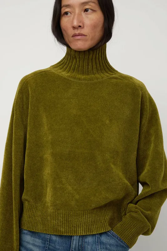 Sayaka Davis Highneck Sweater in Pickle sold by No. 6
