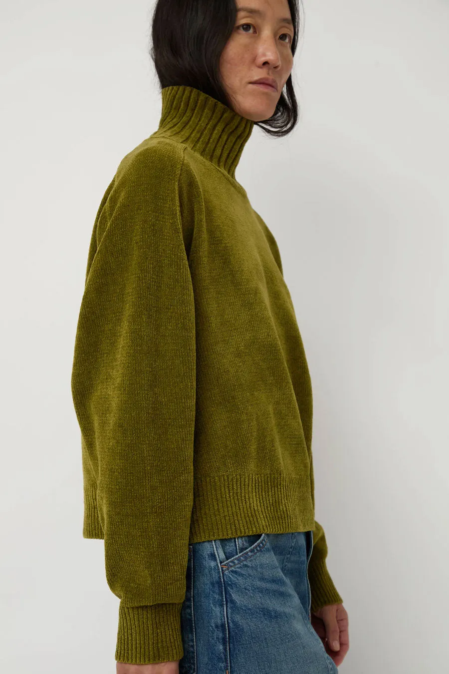 Sayaka Davis Highneck Sweater in Pickle sold by No. 6 product image thumbnail 4