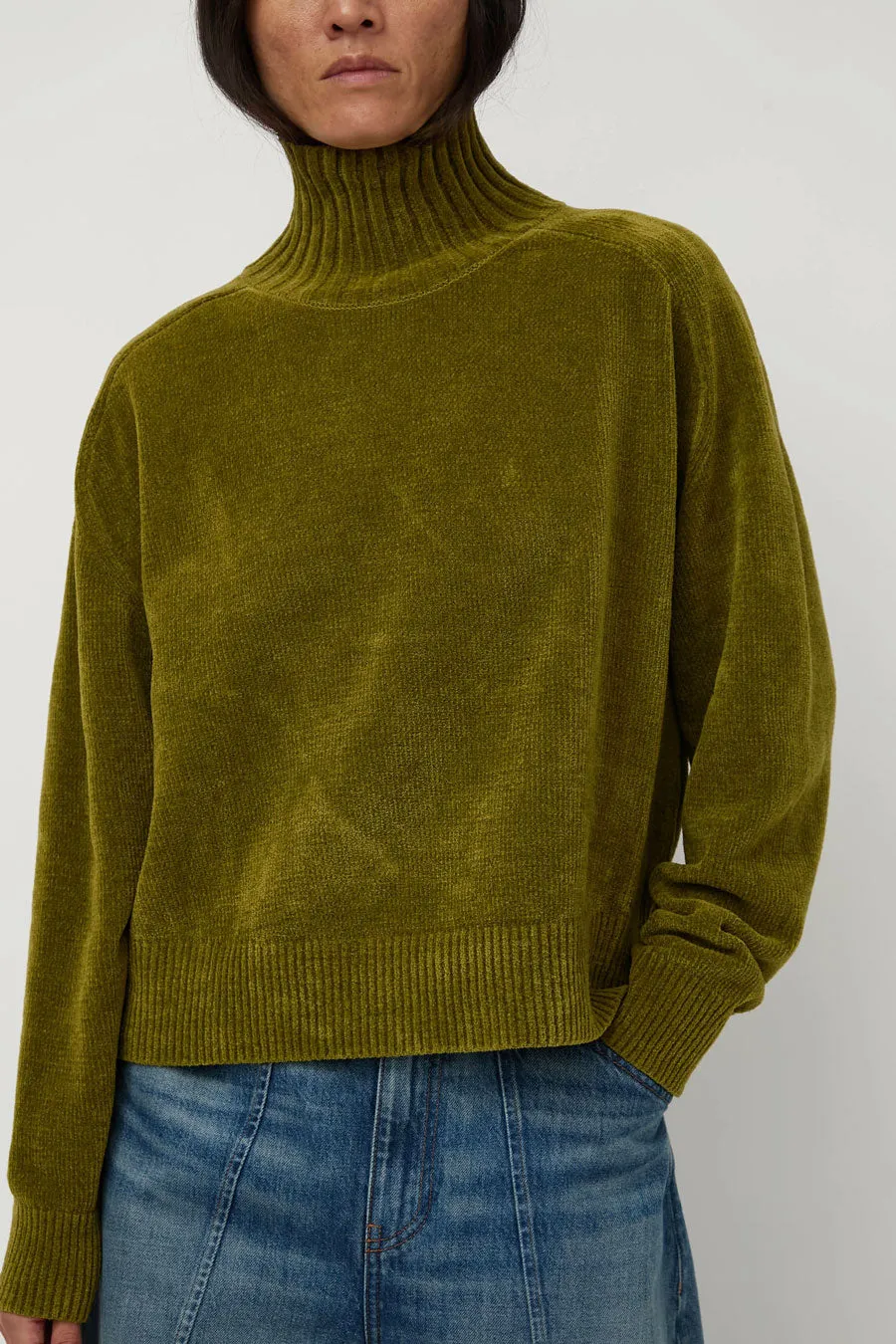 Sayaka Davis Highneck Sweater in Pickle sold by No. 6 product image thumbnail 3