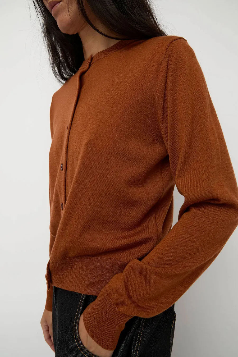 Sayaka Davis Compact Cardigan in Caramel sold by No. 6 product image thumbnail 2