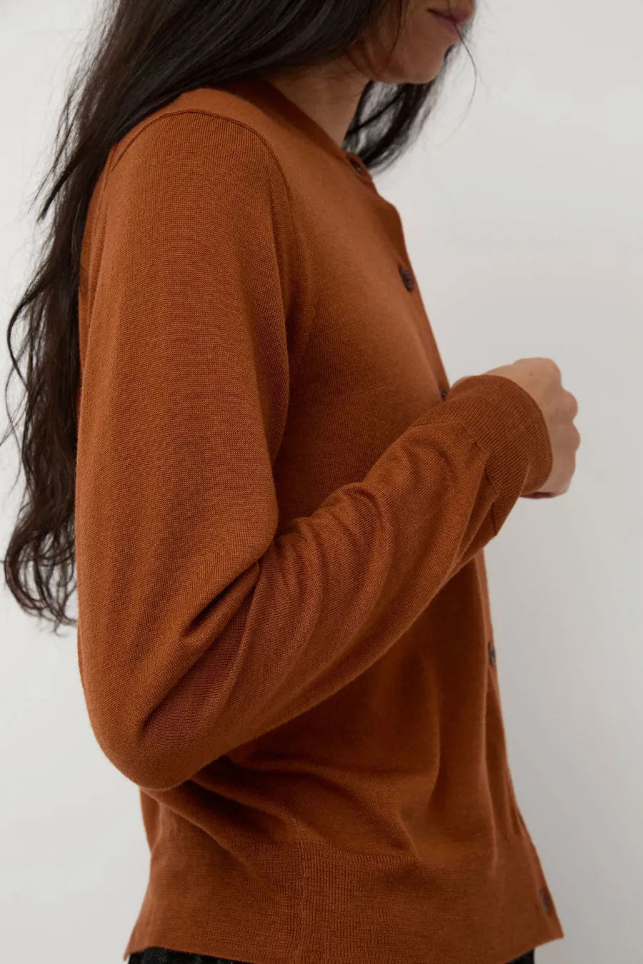 Sayaka Davis Compact Cardigan in Caramel sold by No. 6 product image thumbnail 4