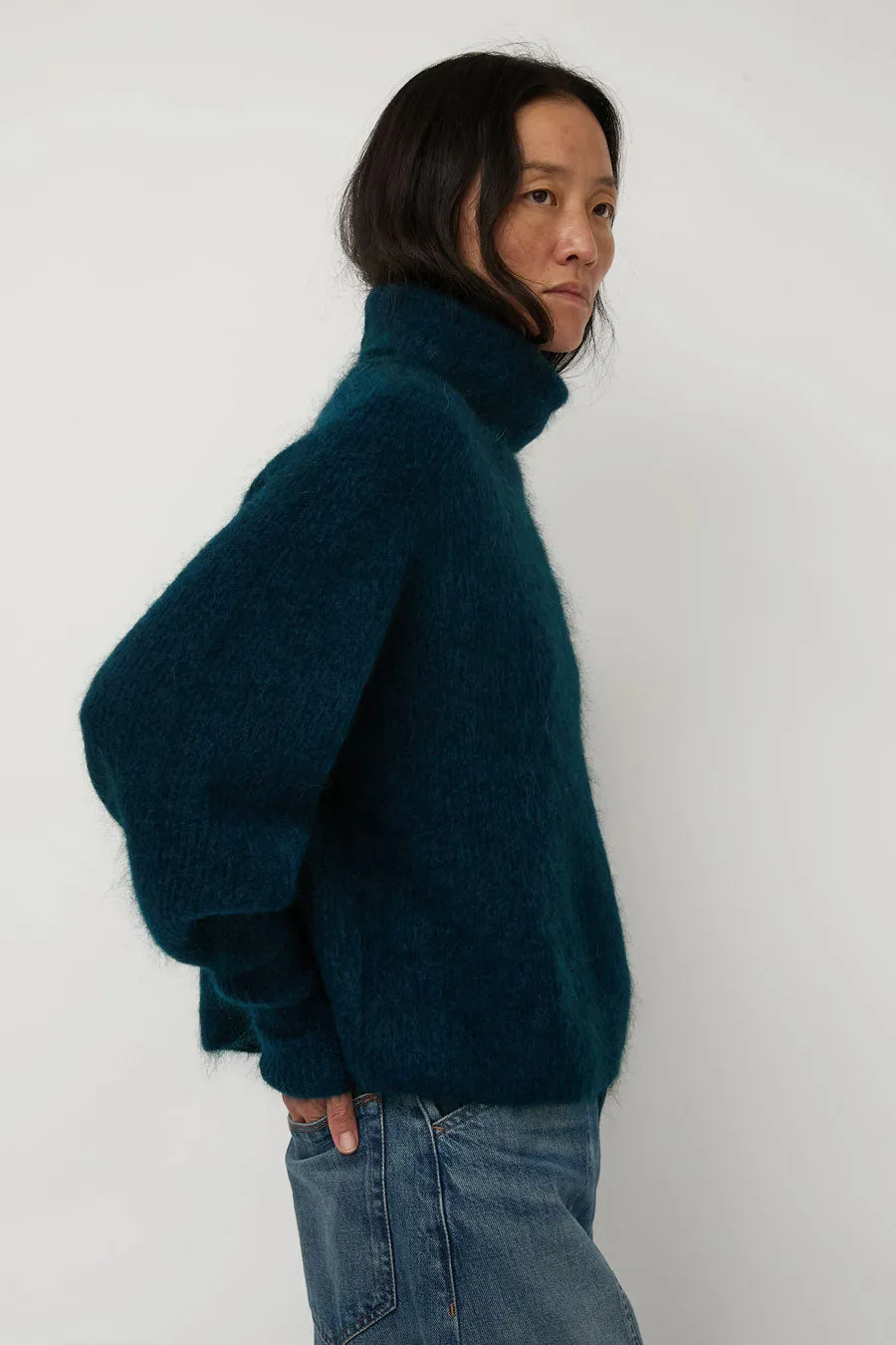 Sayaka Davis Mohair Highneck in Midnight Blue sold by No. 6 product image thumbnail 2