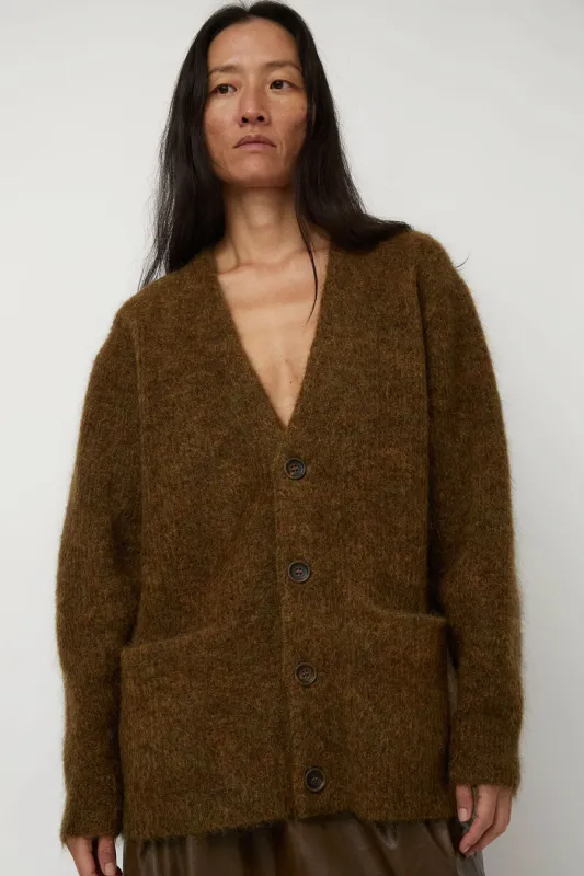 Sayaka Davis Mohair Cardigan in Spices sold by No. 6