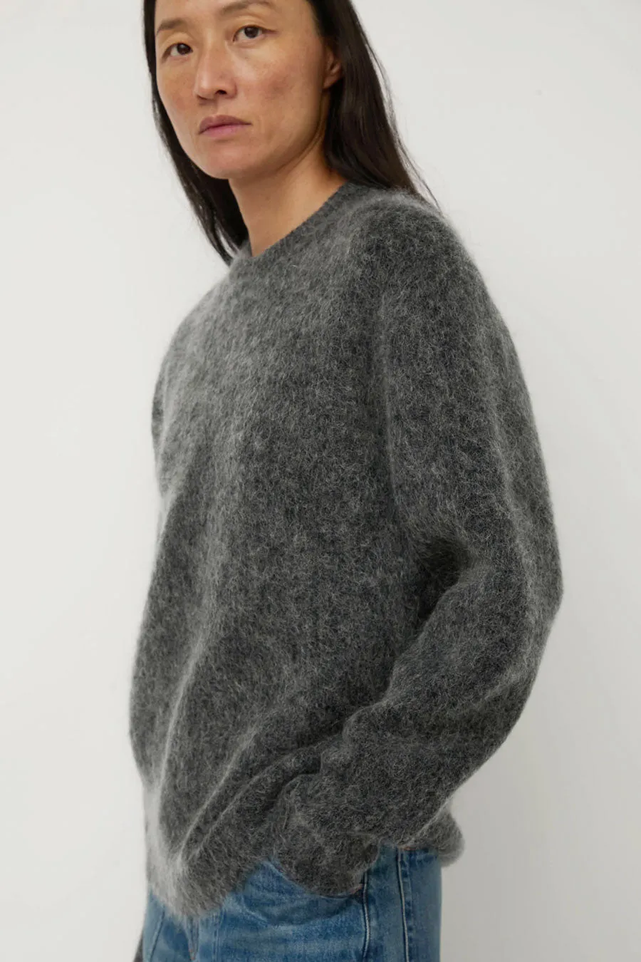 Sayaka Davis Mohair Pullover in Charcoal sold by No. 6 product image thumbnail 2