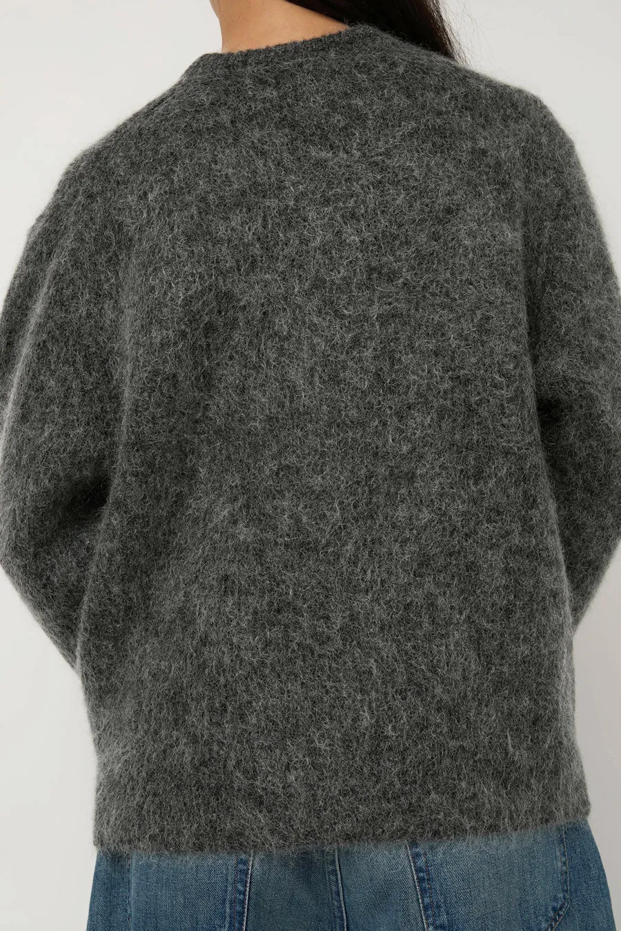 Sayaka Davis Mohair Pullover in Charcoal sold by No. 6 product image thumbnail 4