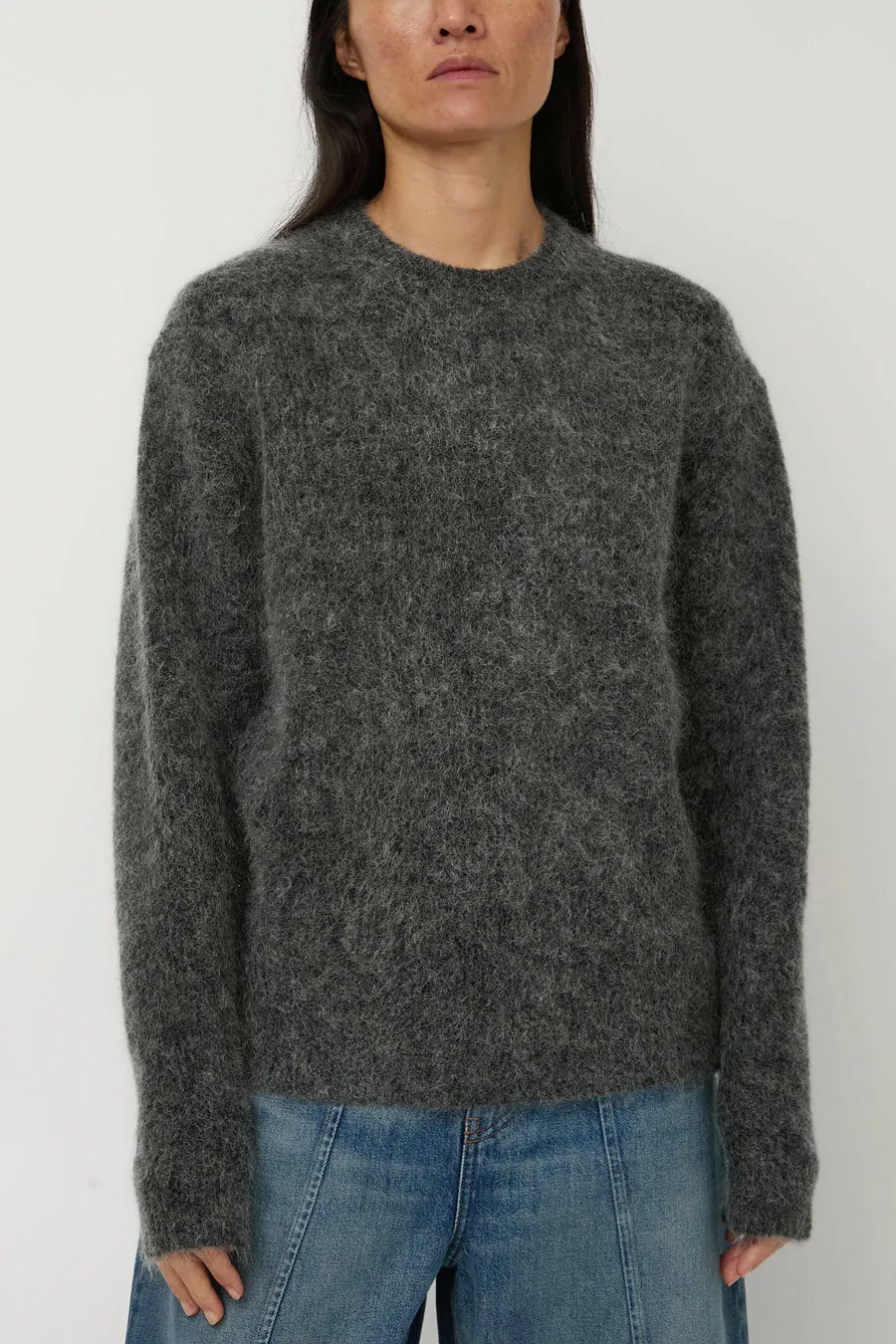 Sayaka Davis Mohair Pullover in Charcoal sold by No. 6 product image thumbnail 3