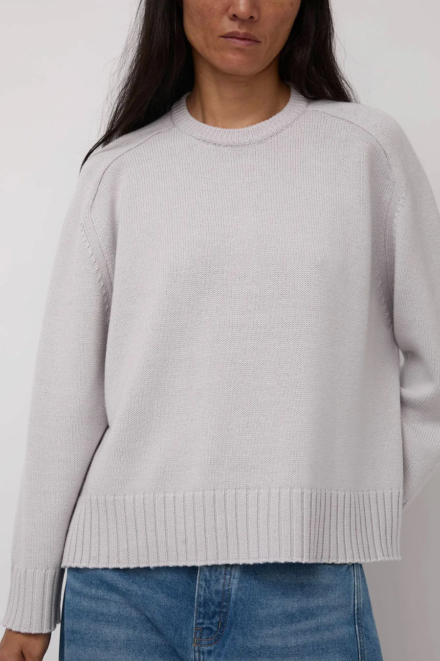 Sayaka Davis Crewneck Pullover in Ice Gray sold by No. 6 product image thumbnail 3