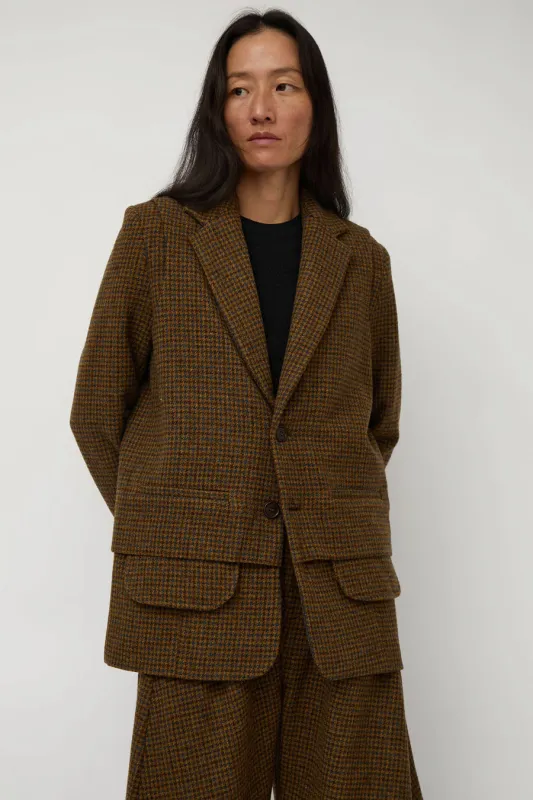 Henrik Vibskov Ants Blazer in Pied De Poule made by Henrik Vibskov