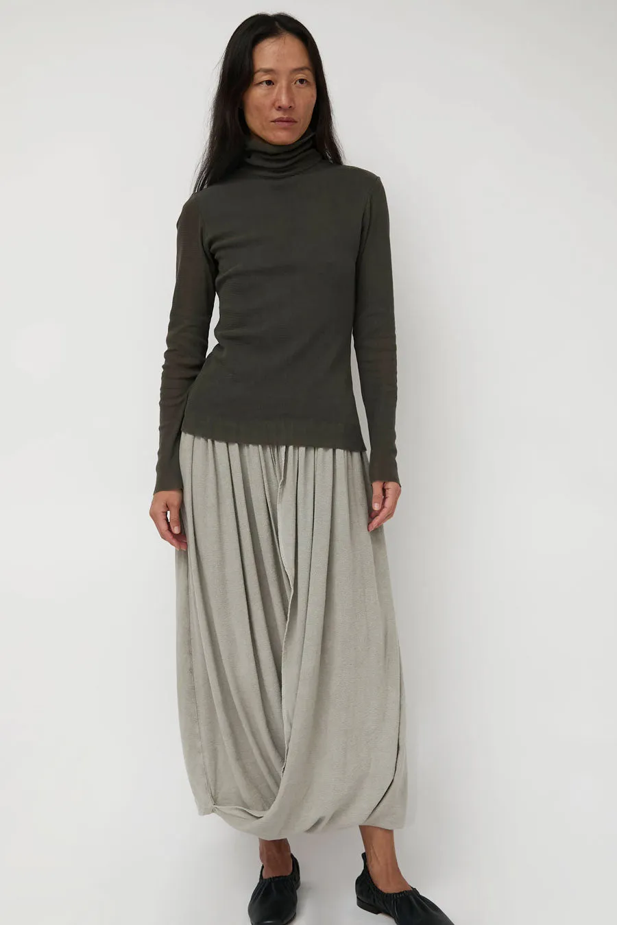 Black Crane Double Mesh Turtleneck in Slate sold by No. 6 product image thumbnail 5