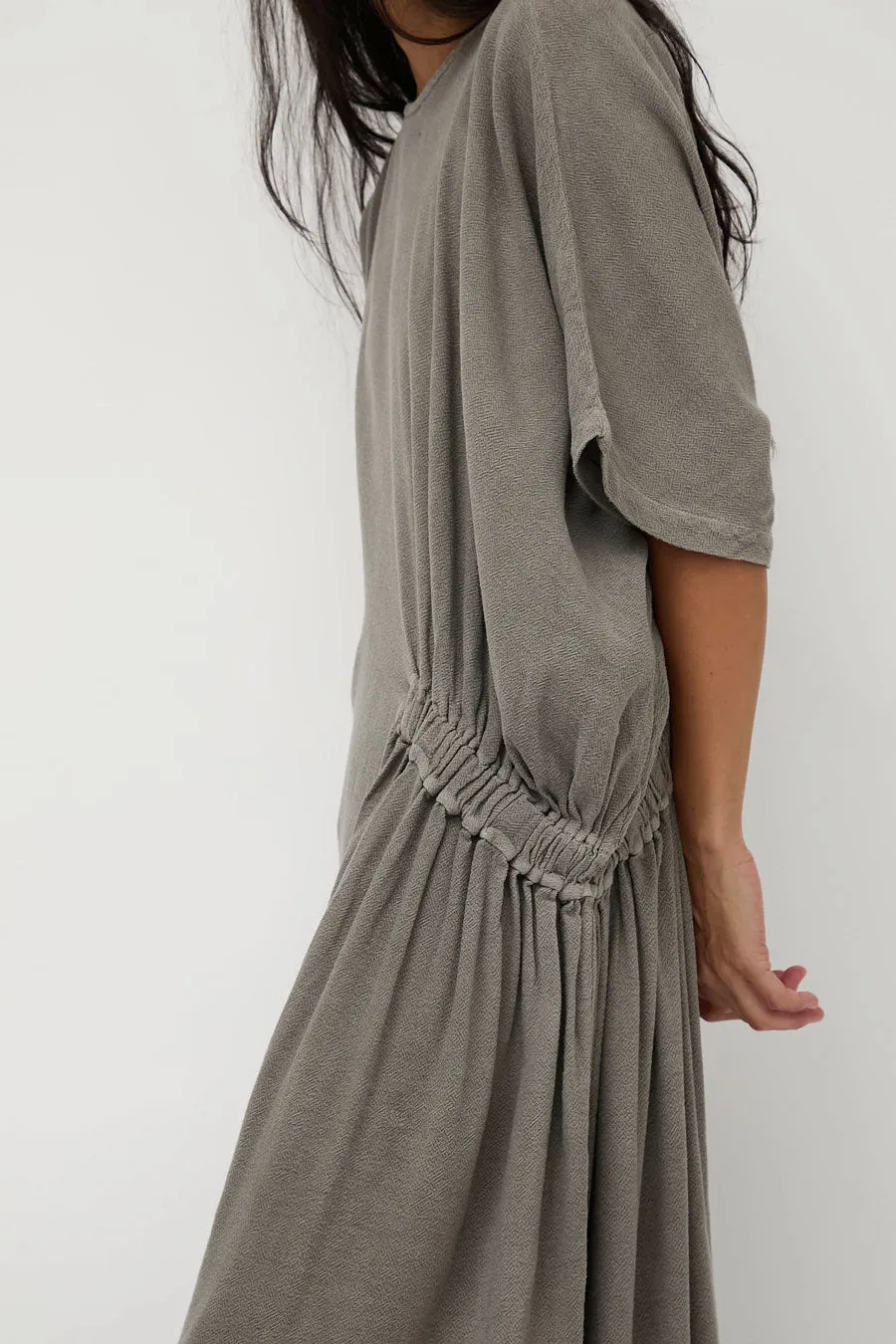 Black Crane Greek Dress in Dark Stone sold by No. 6 product image thumbnail 3