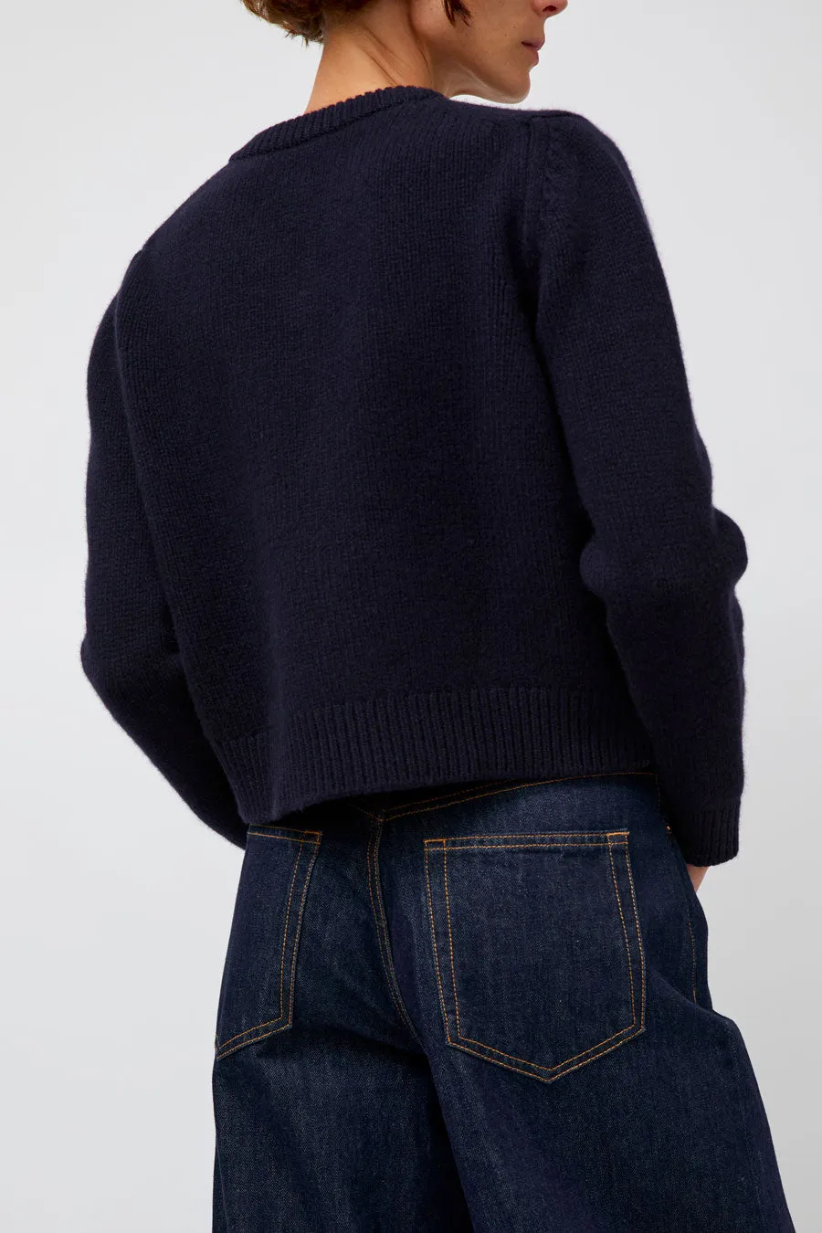 &Daughter Glenn V-Neck Sweater in Navy sold by No. 6 product image thumbnail 4