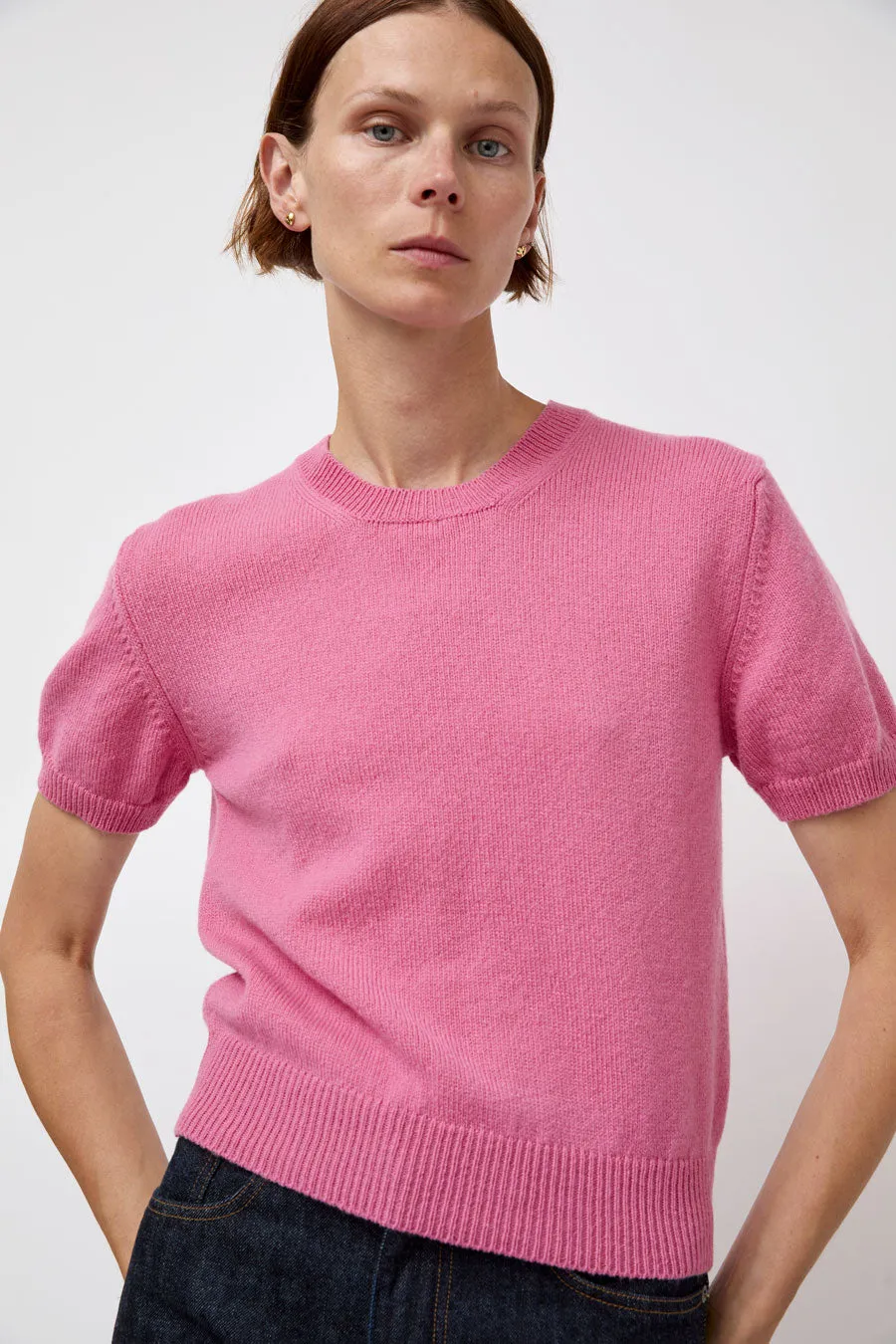 &Daughter Wicklow T-Shirt in Pink sold by No. 6