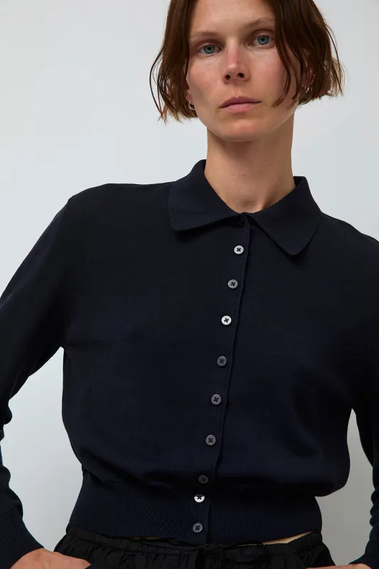 Ciao Lucia Palma Cardigan in Midnight sold by No. 6