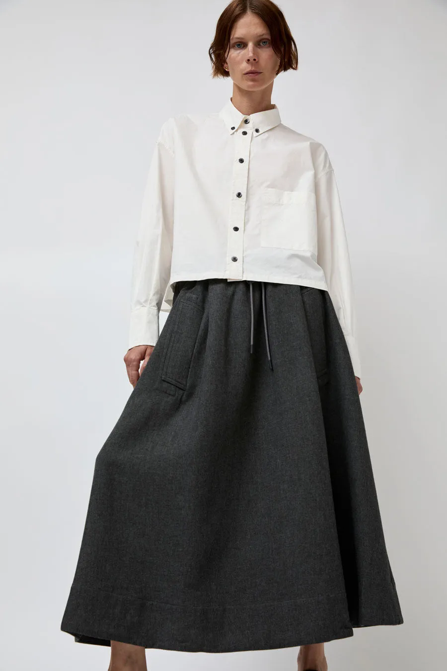 Girls of Dust Meadow Skirt in Anthracite sold by No. 6
