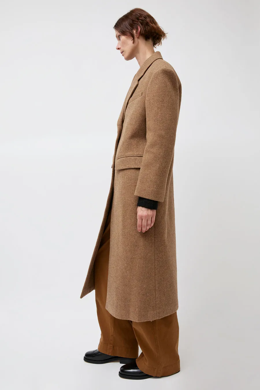 Atelier Edition Wool Single Coat in Camel sold by No. 6 product image thumbnail 5