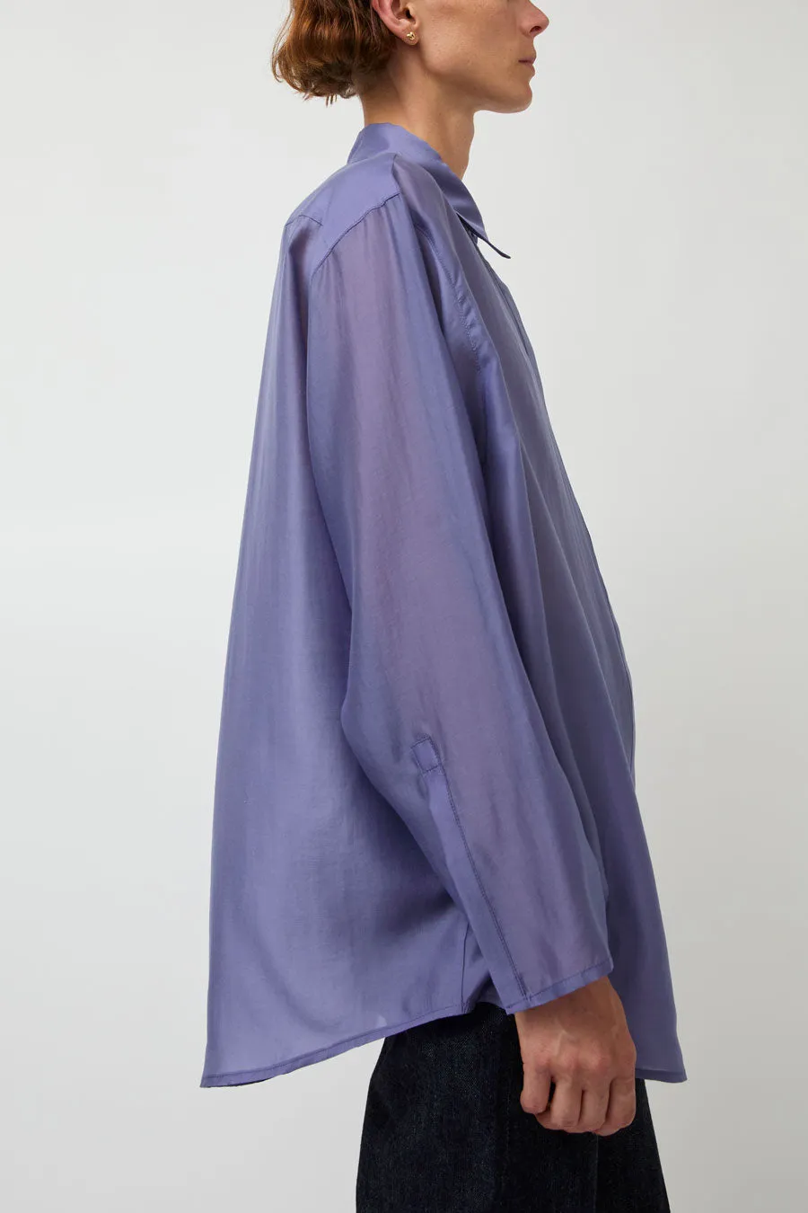 Atelier Edition Sheer Hidden Shirt in Purple sold by No. 6 product image thumbnail 4