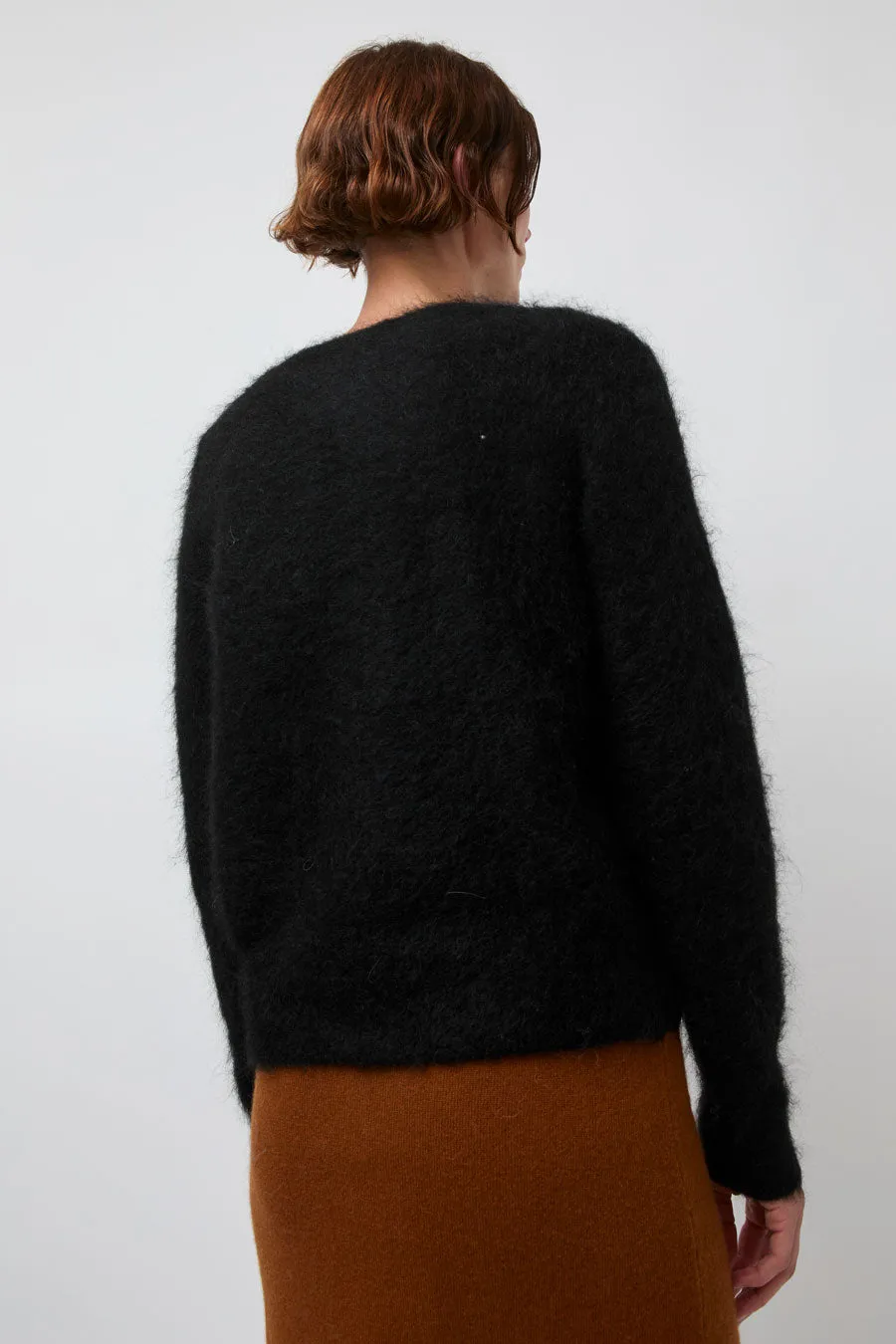 Atelier Edition Mohair Round Neck Knit in Black sold by No. 6 product image thumbnail 4