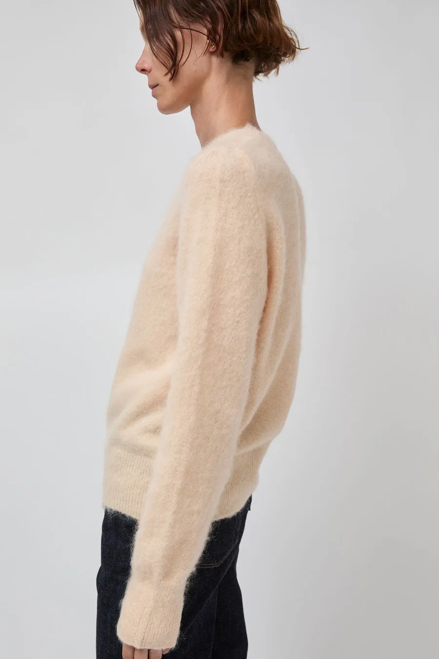 Atelier Edition Mohair Round Neck Knit in Orange sold by No. 6 product image thumbnail 4
