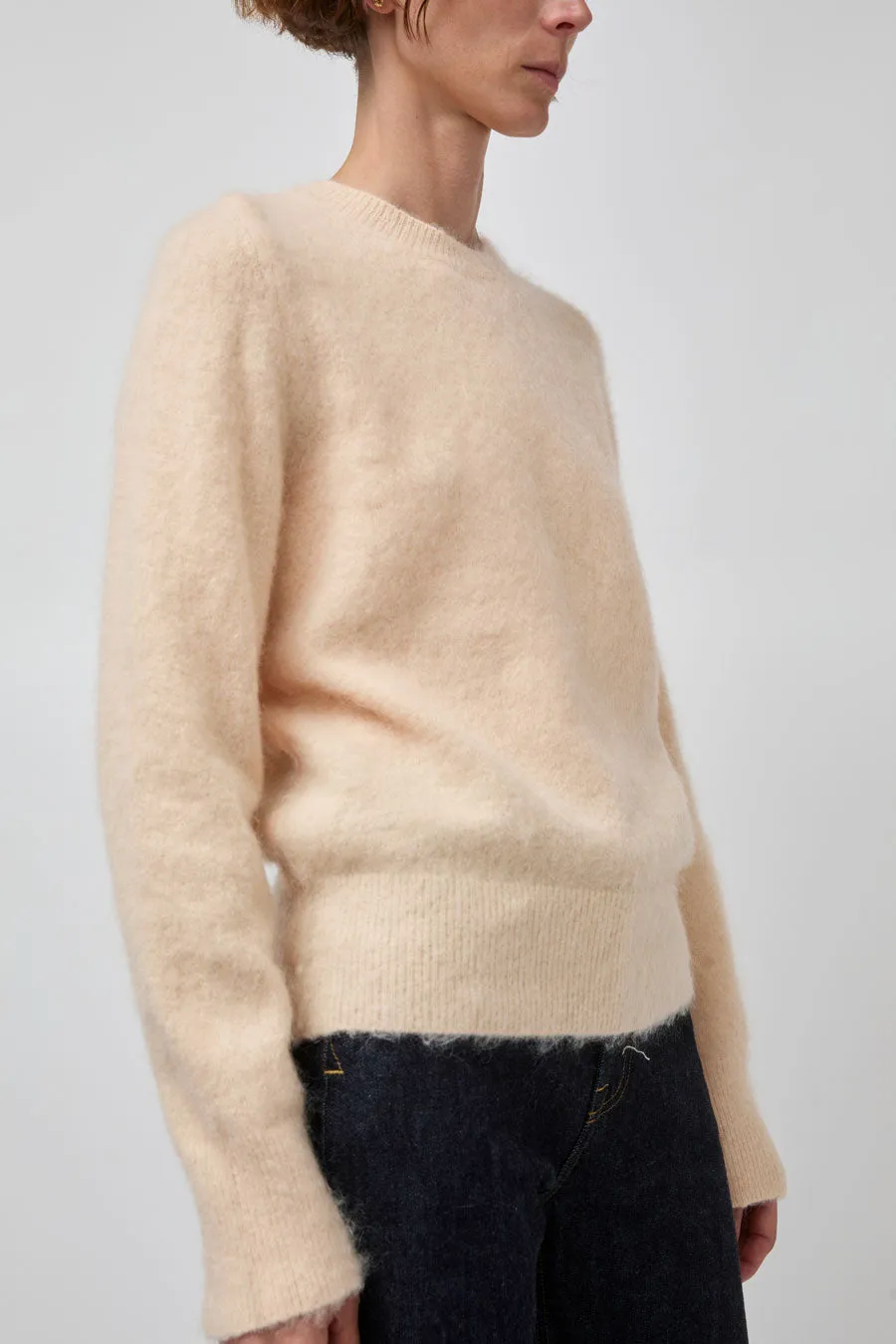 Atelier Edition Mohair Round Neck Knit in Orange sold by No. 6 product image thumbnail 2