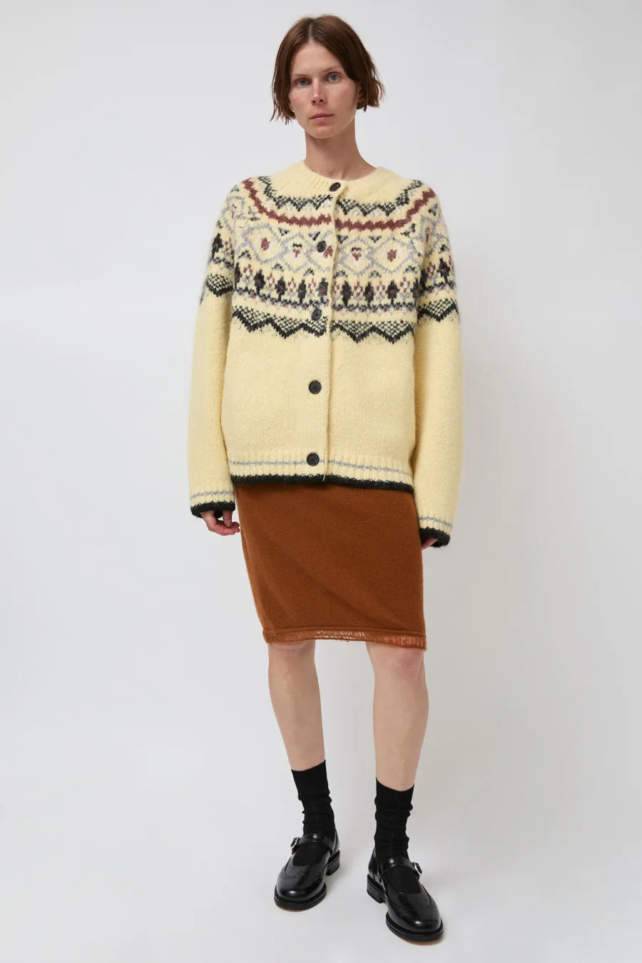 Atelier Edition Nordic Cardigan in Yellow sold by No. 6 product image thumbnail 5