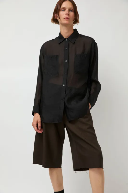 No.6 Ilya Shirt in Black sold by No. 6