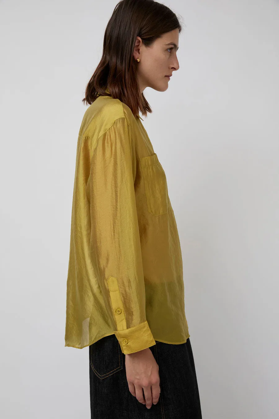No.6 Ilya Shirt in Citron sold by No. 6 product image thumbnail 4
