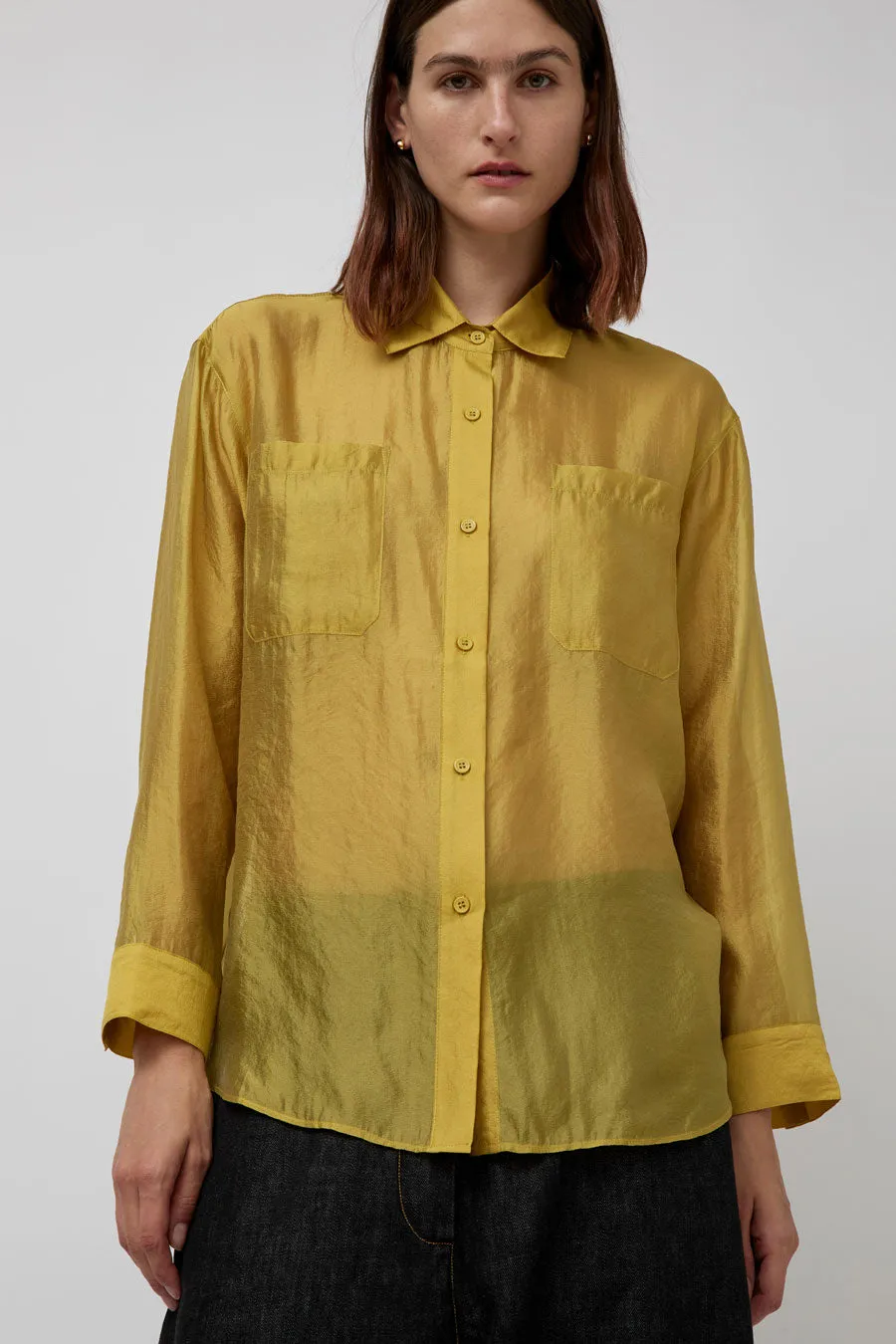 No.6 Ilya Shirt in Citron sold by No. 6