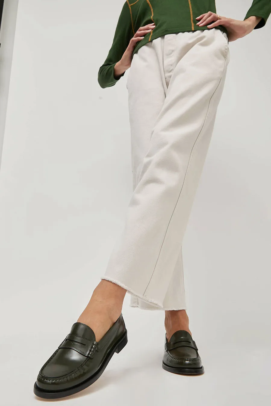 Sesa New York Loafer in Olive sold by No. 6