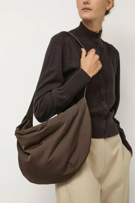 Amomento Large Padded Bag in Brown made by Amomento