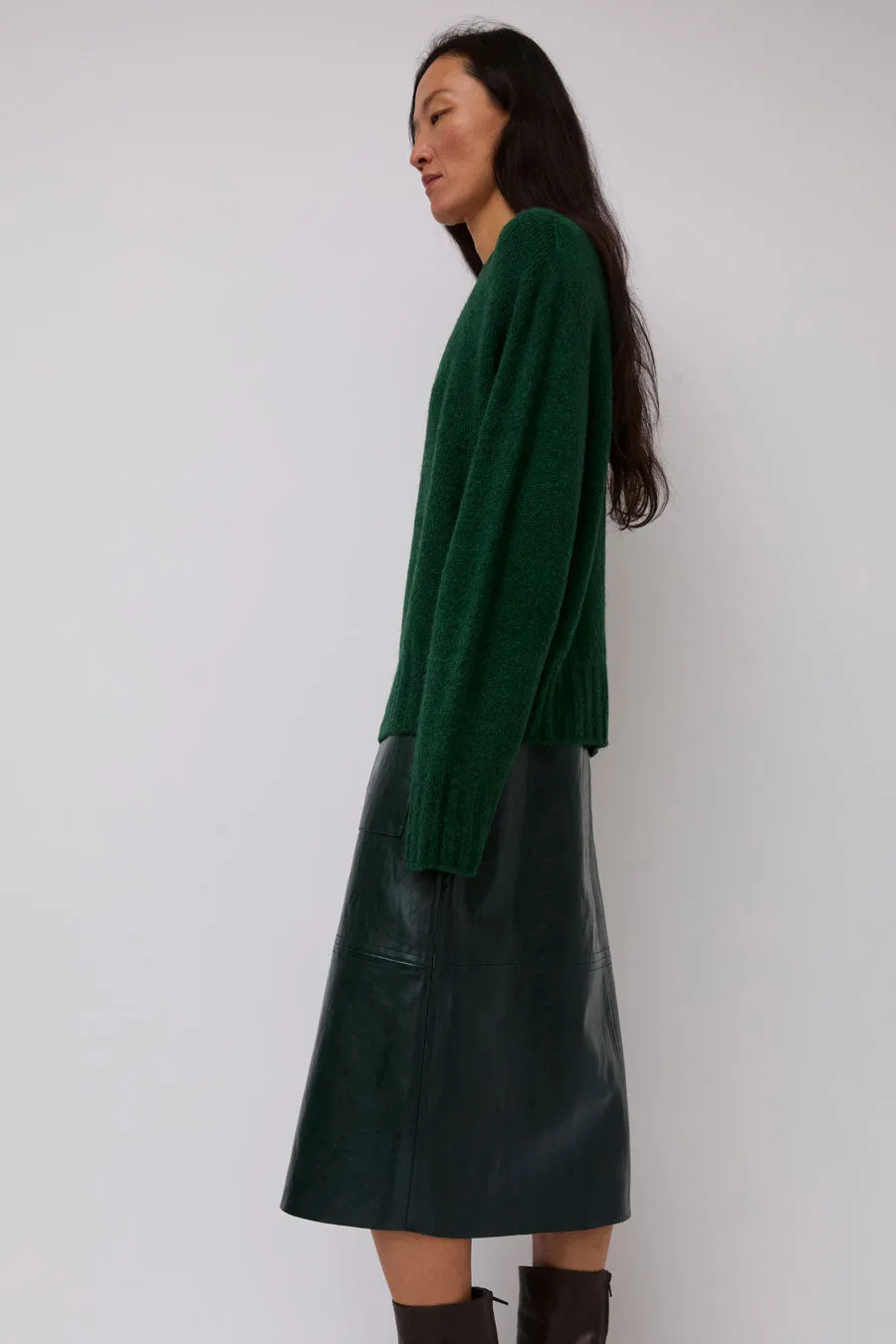 Mijeong Park Alpaca Blend Wholegarment Knit in Green sold by No. 6 product image thumbnail 4