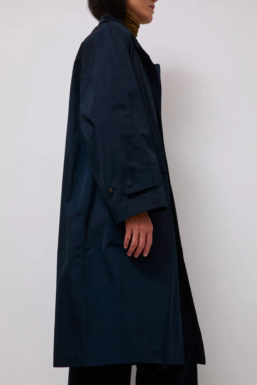 Mijeong Park Oversized Trench in Navy sold by No. 6 product image thumbnail 2