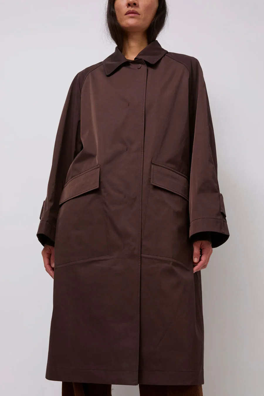 Mijeong Park Oversized Trench in Burgundy sold by No. 6 product image thumbnail 3