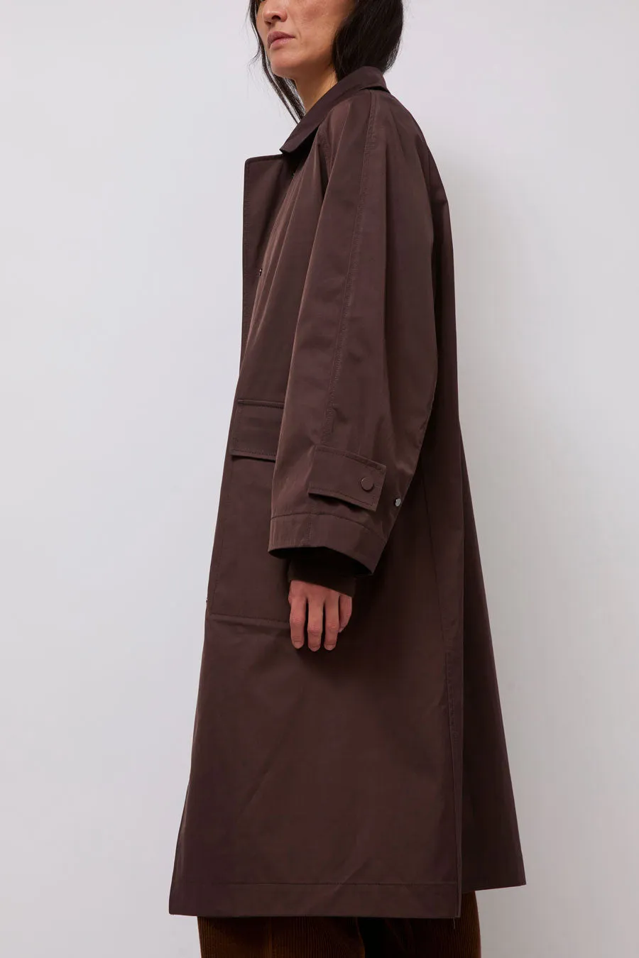 Mijeong Park Oversized Trench in Burgundy sold by No. 6 product image thumbnail 5