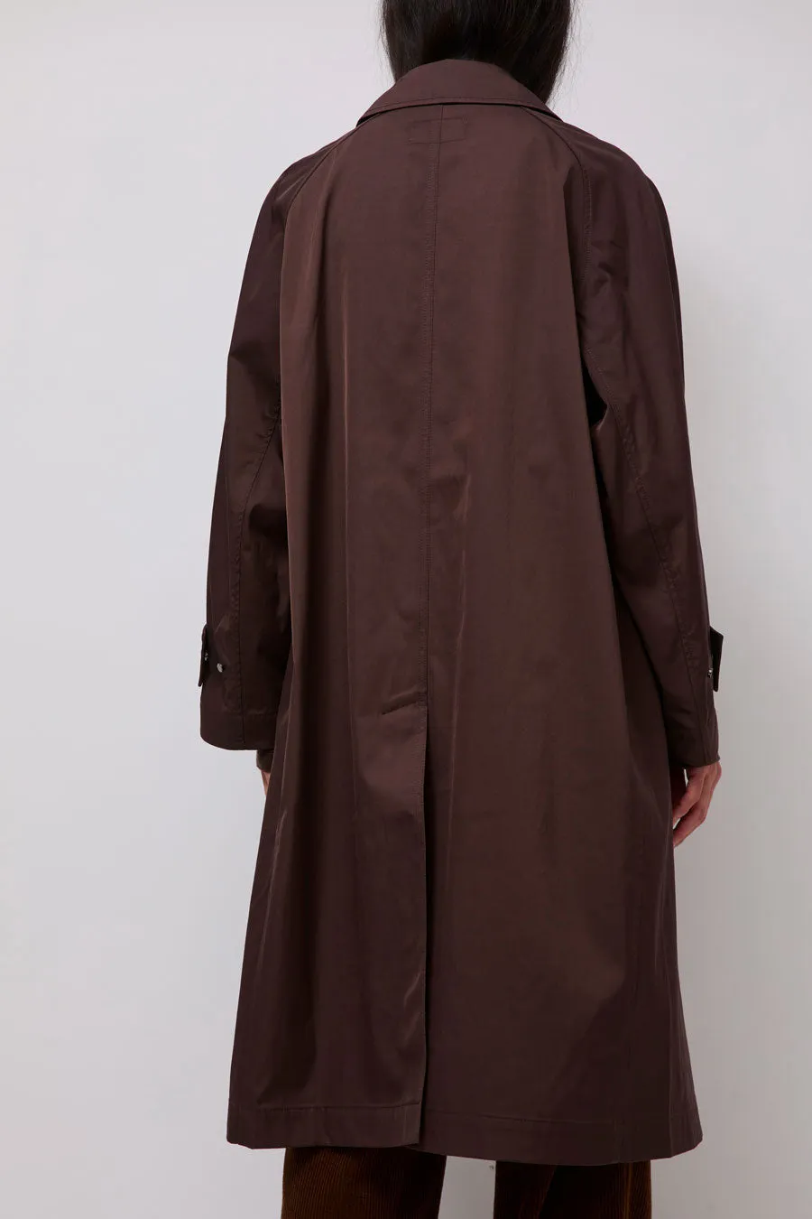 Mijeong Park Oversized Trench in Burgundy sold by No. 6 product image thumbnail 4